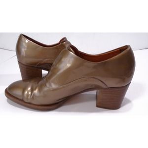 Reed Krakoff Women's Specchio Metallic Leather Laceless Oxford Pumps 35.5